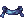 Costume Giant Bow Scarf (Blue)